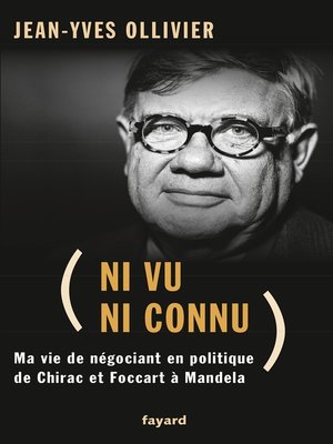 cover image of Ni vu ni connu